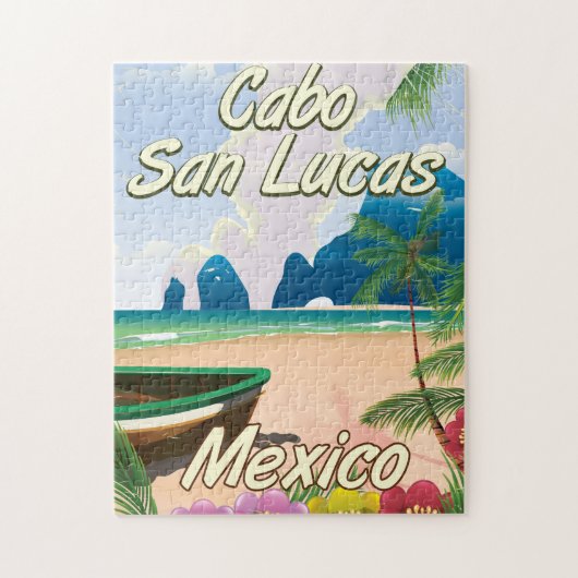 Reisposter Cabo San Lucas Mexico Legpuzzel (Verticaal)