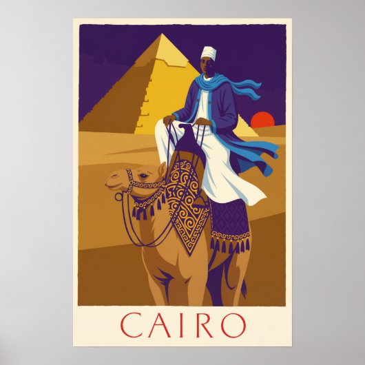 Reisposter Caïro, Egypte Poster (Voorkant)