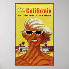 Reisposter Californië Poster