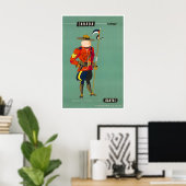 Reisposter Canada Thuis Mountie Muur Kunstprint Poster (Thuiskantoor)