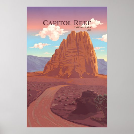 Reisposter Capitol Reef National Park Poster (Voorkant)