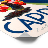Reisposter Capri, Italië Poster (Hoek)