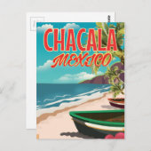 Reisposter Chacala Mexico Briefkaart (Voorkant / Achterkant)