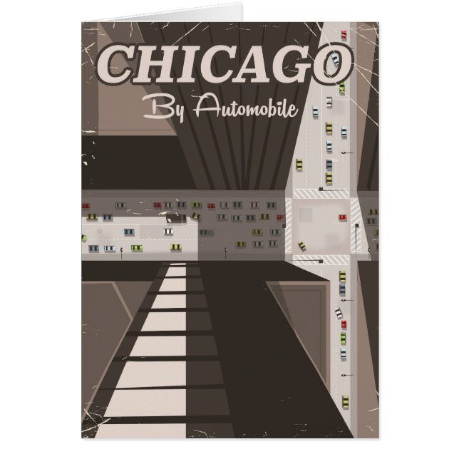 Reisposter Chicago City (Voorkant)