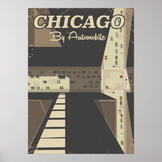 Reisposter Chicago City Poster (Voorkant)