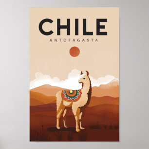 Reisposter Chili antofagasta Poster