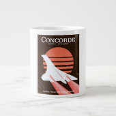  reisposter Concorde Grote Koffiekop (Voorkant)