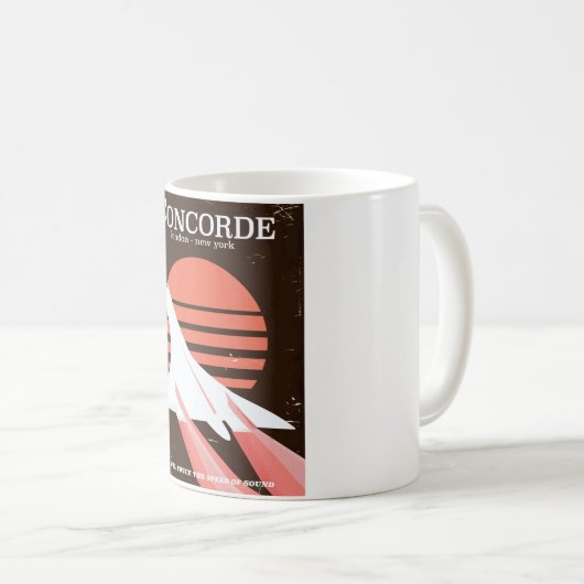  reisposter Concorde Koffiemok (Voorkant rechts)