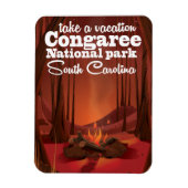 Reisposter Congaree National Park Magneet (Verticaal)