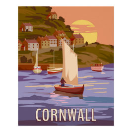 Reisposter Cornwall,  Engeland Perfect Poster