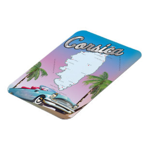Reisposter Corsica Magneet