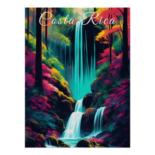 Reisposter Costa Rica Jungle Perfect Poster (Voorkant)