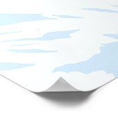 Reisposter Courchevel Skigebied Poster (Hoek)