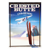 Reisposter Crested Butte Colorado Foto Afdruk (Voorkant)