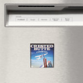 Reisposter Crested Butte Colorado Magneet (Insitu (Vaatwasser))