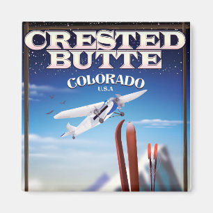 Reisposter Crested Butte Colorado Magneet