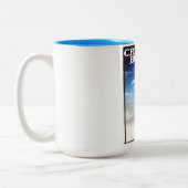 Reisposter Crested Butte Colorado Tweekleurige Koffiemok (Links)