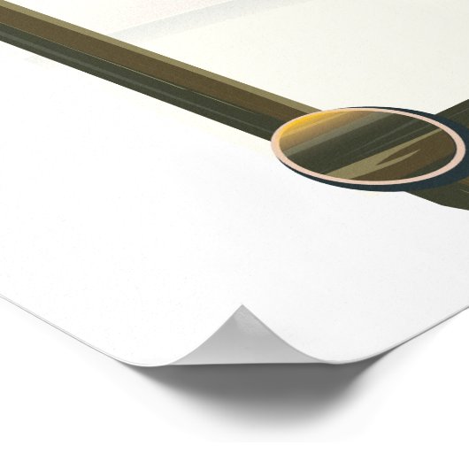 Reisposter Davos Zwitserland Poster (Hoek)