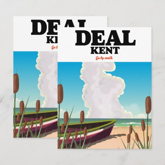 Reisposter Deal Kent aan zee (Voorkant / Achterkant)