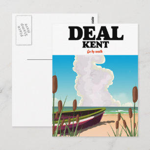 Reisposter Deal Kent aan zee Briefkaart