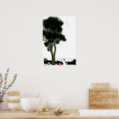 Reisposter Denemarken Deense Kunstprint Poster (Keuken)