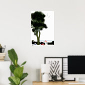 Reisposter Denemarken Deense Kunstprint Poster (Thuiskantoor)