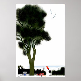 Reisposter Denemarken Deense Kunstprint Poster
