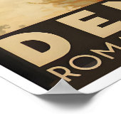 Reisposter Denemarken Retro Deense Kunstprint Poster (Hoek)