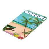 Reisposter Djibouti Beach Magneet (Linkerzijde)