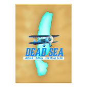 Reisposter Dode Zee Foto Afdruk (Voorkant)
