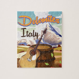 Reisposter Dolomites Italië Legpuzzel