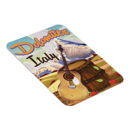 Reisposter Dolomites Italië Magneet (Rechterzijde)