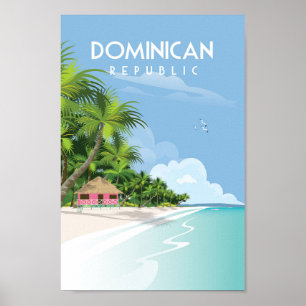Reisposter Dominicaanse Republiek Poster