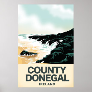 Reisposter Donegal Seaside Poster