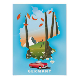 Reisposter Duitsland. Perfect Poster