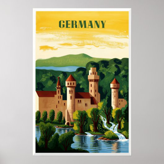 Reisposter Duitsland Poster (Voorkant)