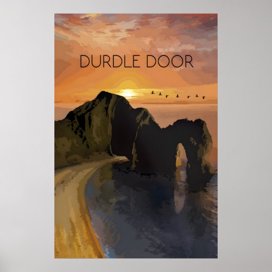 Reisposter Durdle Door Poster (Voorkant)