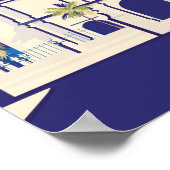 Reisposter El salvador izalco Poster (Hoek)