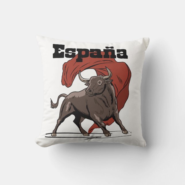 Reisposter España Kussen (Voorkant)