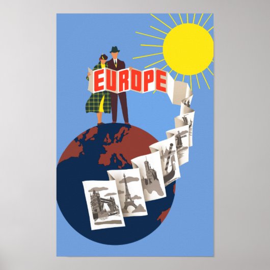 Reisposter Europa Poster (Voorkant)