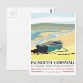 Reisposter Falmouth Cornwall Briefkaart (Voorkant / Achterkant)