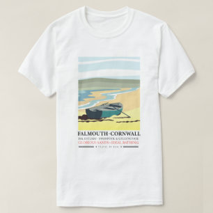 Reisposter Falmouth Cornwall T-shirt
