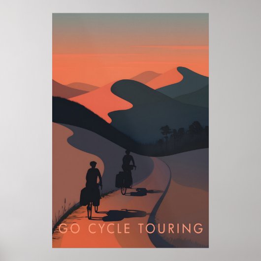 Reisposter Fietstoerisme Poster (Voorkant)