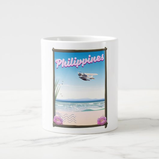 Reisposter Filipijnen Grote Koffiekop (Voorkant)