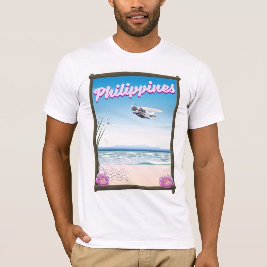 Reisposter Filipijnen T-shirt (Voorkant)