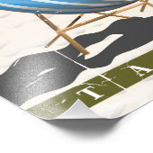 Reisposter Flamborough Yorkshire Foto Afdruk (Hoek)