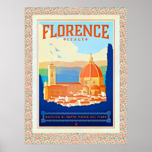 Reisposter Florence-Italië Poster