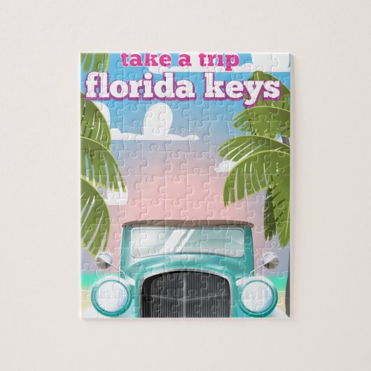 Reisposter Florida Keys Legpuzzel (Verticaal)