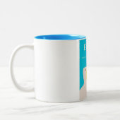 reisposter Florida Pelican Tweekleurige Koffiemok (Links)