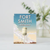Reisposter Fort Smith Arkansas Briefkaart (Staand voorkant)